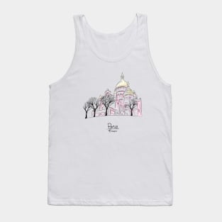 Sacre Coeur in Paris, France Tank Top